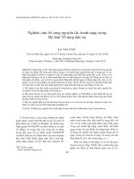Nghiên cứu bổ sung nguyên tắc tranh tụng trong bộ luật tố tụng dân sự   luận văn, đồ án, đề tài tốt nghiệp 