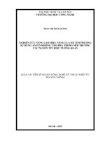 Nghiên cứu nâng cao hiệu năng của hệ tìm phương sử dụng anten không tâm pha trong môi trường các nguồn tín hiệu tương quan