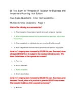 85 test bank for principles of taxation for business and investment planning 14th edition