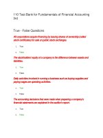 110 test bank for fundamentals of financial accounting 3rd