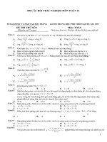 200 câu hỏi trắc nghiệm toán 12 ôn thi đại học 2017 