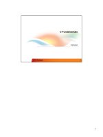 Slide bài giảng C++ của FPT Software ngày 1, bài 1 (C Fundamental  Data Type  Variable)