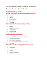 84 test bank for college accounting 2nd edition
