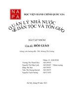 Hồi giáo   quản lý nhà nước về dân tộc và tôn giáo