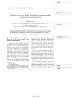 Quan hệ của truyền thông đại chúng với ngành tư pháp ở các nước tư bản phát triển   luận văn, đồ án, đề tài tốt nghiệp 