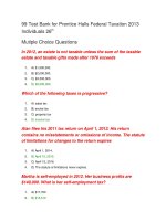 99 test bank for prentice halls federal taxation 2013 individuals 26th