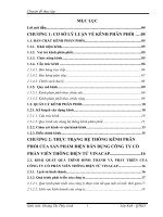 Hệ thống phân phối sản phẩm điện dân dụng của Công ty Cổ phần Viễn thông Điện tử VINACAP