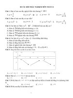 50 câu hỏi trắc nghiệm toán 12 ôn thi đại học 2017 