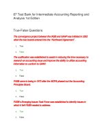 87 test bank for intermediate accounting reporting and analysis 1st edition