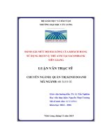 Đánh giá mức độ hài lòng của khách hàng sử dụng dịch vụ thẻ ATM tại Sacombank Tiền Giang (LV thạc sĩ))