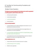 81 test bank for cost accounting foundations and evolutions 8