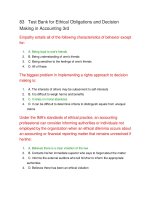 83   test bank for ethical obligations and decision making in accounting 3rd