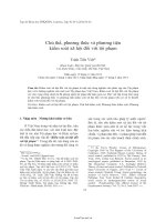 Chủ thể, phương thức và phương tiện kiểm soát xã hội đối với tội phạm   luận văn, đồ án, đề tài tốt nghiệp 