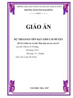 GIÁO ÁN CHĂM SÓC RỬA MẶT, RỬA TAY CHO TRẺ HƯƠNGA (1)