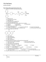 câu hỏi môn hóa dược 2