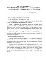 TÀI LIỆU BỒI DƯỠNG KỸ NĂNG XÂY DỰNG CÁO TRẠNG VÀ KỸ NĂNG TRANH TỤNG CỦA KIỂM SÁT VIÊN TẠI CÁC PHIÊN TÒA HÌNH SỰ