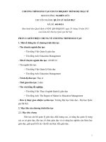 CHƯƠNG TRÌNH ĐÀO TẠO CHUẨN ĐHQGHN TRÌNH ĐỘ THẠC SĨ ĐỊNH HƯỚNG: NGHIÊN CỨU