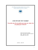 Tìm hiều nhu cầu sản phẩm may mặc của nhân viên văn phòng tại thành phố hồ chí minh 