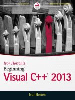 Beginning Visual C++ 2013 [Horton 2014-05-12]