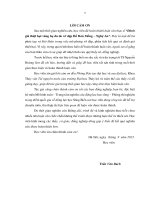 Đánh giá thiệt hại vùng hạ du do vỡ đập hồ bản mồng   nghệ an  luận văn thạc sĩ chuyên ngành thủy văn  