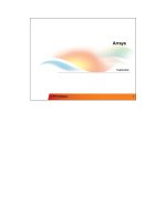 Slide bài giảng lập trình C++ FPT Software Ngày 3 bài 2 (Arrays)