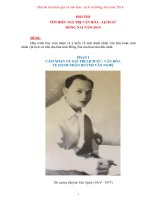 TÌM HIỂU GIÁ TRỊ VĂN HÓA - LỊCH SỬ ĐỒNG NAI NĂM 2014