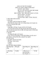 GIÁO ÁN THI TỐT NGHIỆP  ĐỀ TÀI : KỂ CHUYỆN CHO TRẺ NGHE