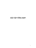 Tổng hợp bài tập Kế Toán Ngân hàng