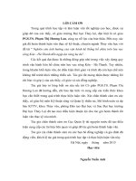 Nghiên cứu ảnh hưởng của vận hành hệ thống hồ chứa trên lưu vực sông kôn   hà thanh đến ngập lụt vùng hạ du 