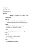 Giáo án tìm hiểu chung về phép lập luận chứng minh