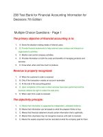 238 test bank for financial accounting information for decisions 7th edition