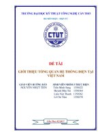 Tổng quan về hệ thống điện việt nam