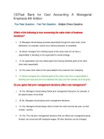 133Test bank for cost accounting a managerial emphasis 6th edition