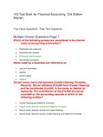 155 test bank for financial accounting 12th edition warren