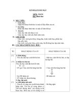 Kế hoạch bài dạy Toán 4 Hình thoi