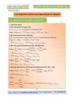Tư duy giải nhanh bài tập Hóa học - ThS. Trần Trọng Tuyền