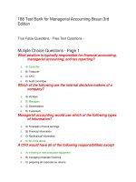 188 test bank for managerial accounting braun 3rd edition