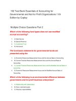 192 test bank essentials of accounting for governmental and not for profit organizations 11th edition by copley