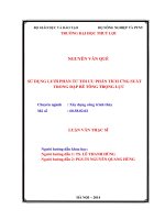 Sử dụng lưới phần tử tối ưu phân tích ứng suất trong đập bê tông trọng lực 