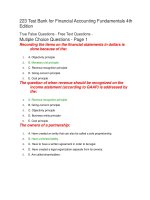 223 test bank for financial accounting fundamentals 4th edition