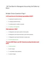 162 test bank for managerial accounting 2nd edition by braun