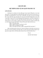 Chuyên đề Hệ thống bảo vệ so lệch thanh cái