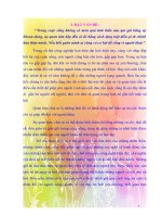 Một số biện pháp dạy trẻ mẫu giáo bé biết quan tâm chia sẻ với người thân và bạn bè góp phần hình thành  nhân cách  trẻ