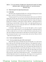 Nâng cao hiệu quả hoạt động thanh toán quốc tế theo phương thức tín dụng chứng từ tại ngân hàng ngoại thương chi nhánh Hà Nội