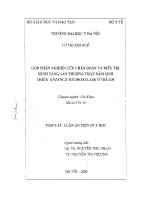 chuẩn đoán và điểu trị bệnh tăng sản thượng thận bẩm sinh thiếu enzym 21-hydroxylase ở trẻ em