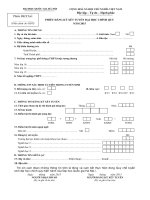 Mau phieu dang ky xet tuyen   đại học quốc gia hà nội