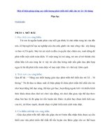 Một số biện pháp nâng cao chất lượng phát triển thể chất cho trẻ 24  36 tháng 