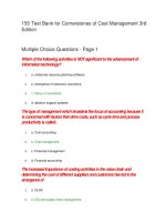155 test bank for cornerstones of cost management 3rd edition