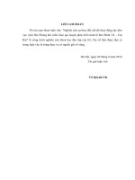 Nghiên cứu sự thay đổi chế độ thủy động lực khu vực vịnh hải phòng khi triển khai qui hoạch phát triển khu đình vũ   cát hải 