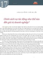 Bài dịch môn tài chính doanh nghiệp chính sách cổ tức và cấu trúc vốn 
